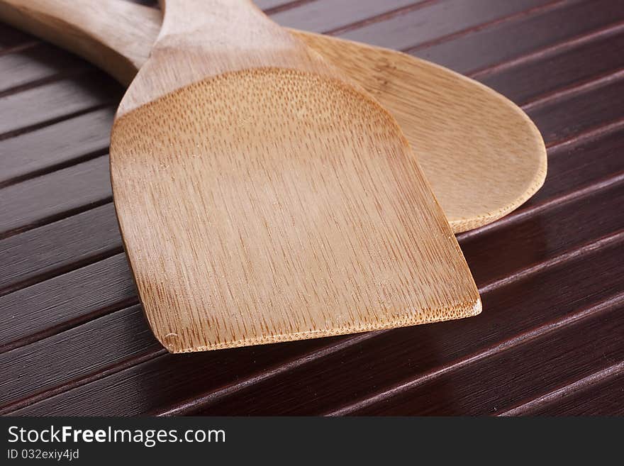 Wooden spoons - used as a tool for cooking.