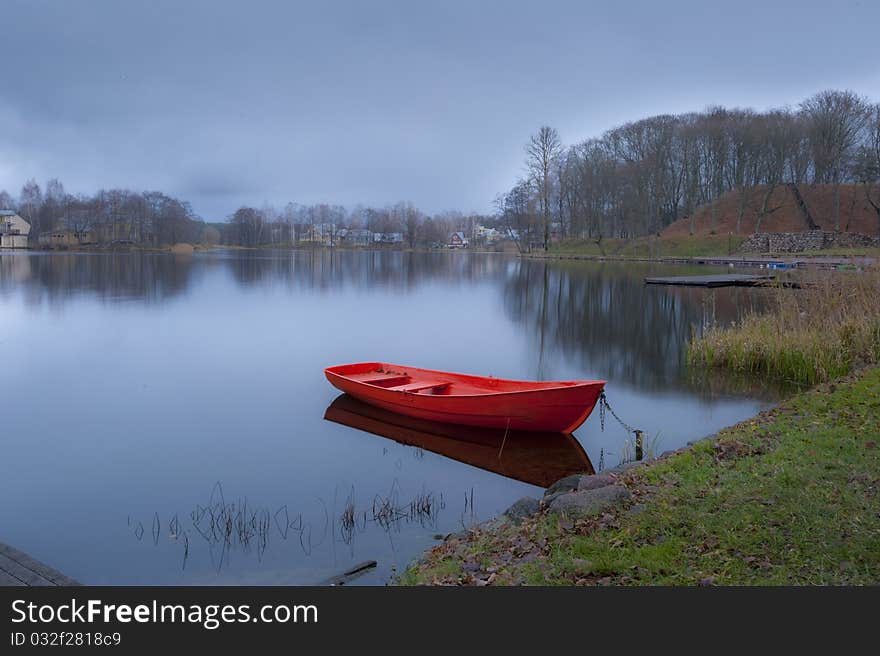 Lake With The Boat