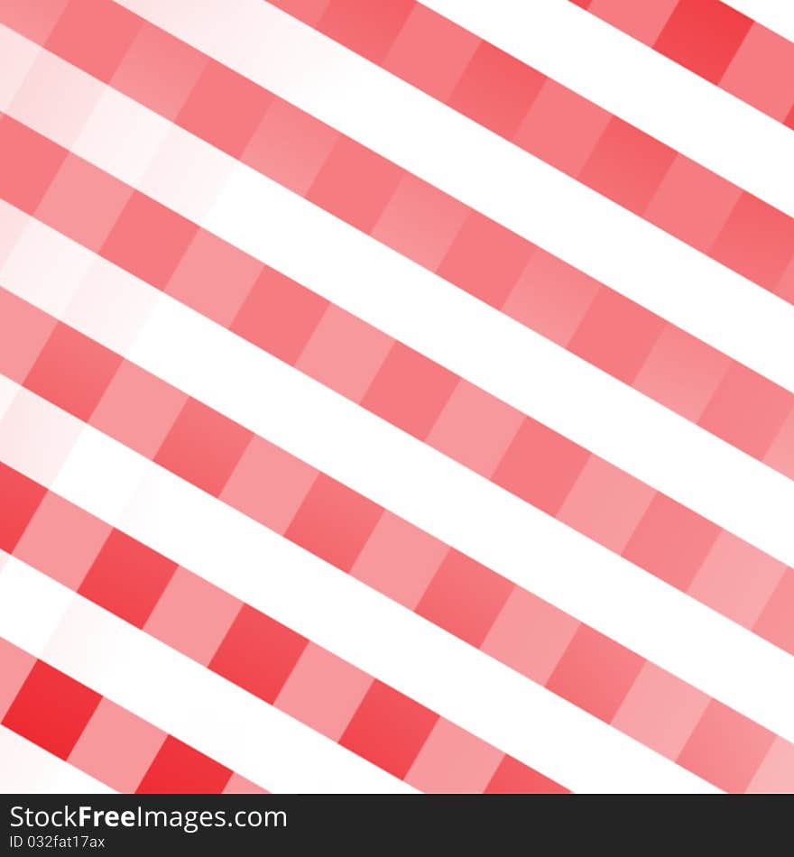 Red background with squares and lines