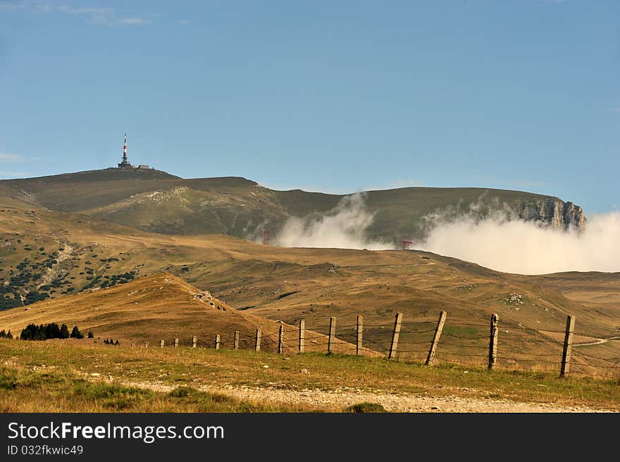 Mountains landscape in Bucegi mountains, Romania