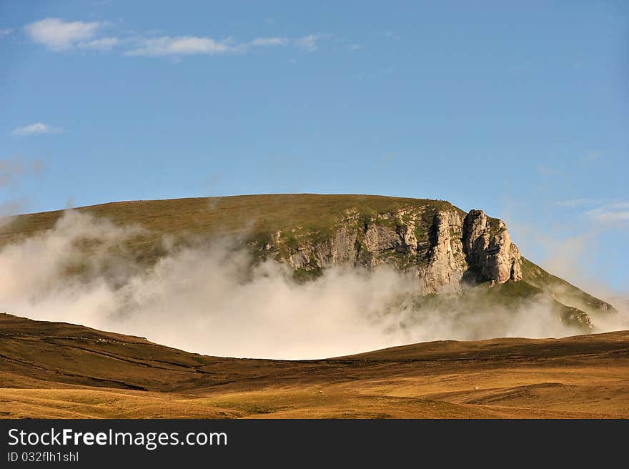 Mountains landscape in Bucegi mountains, Romania