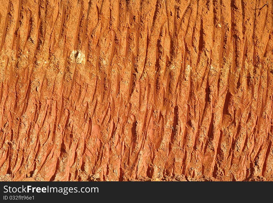 Background texture of soil section