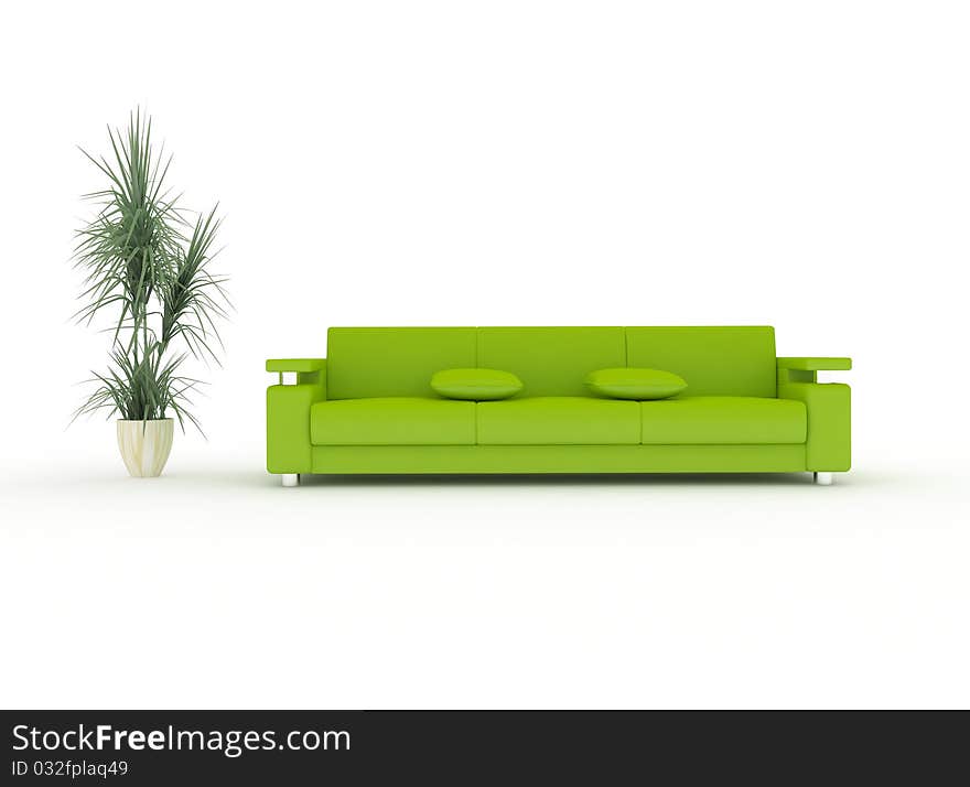 Green interior composition