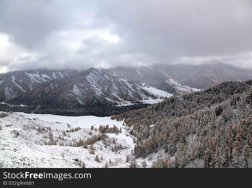 Landscape of winter