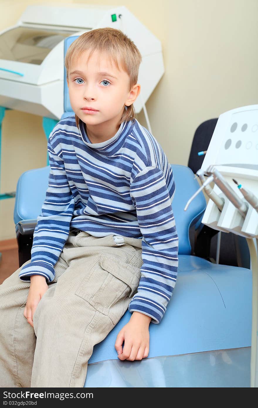 Shot of a little boy in a dental surgery. Healthcare, medicine. Shot of a little boy in a dental surgery. Healthcare, medicine.