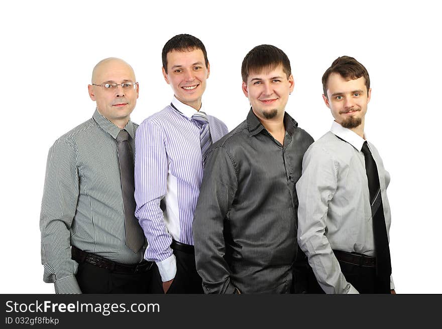 Modern Happy young business team