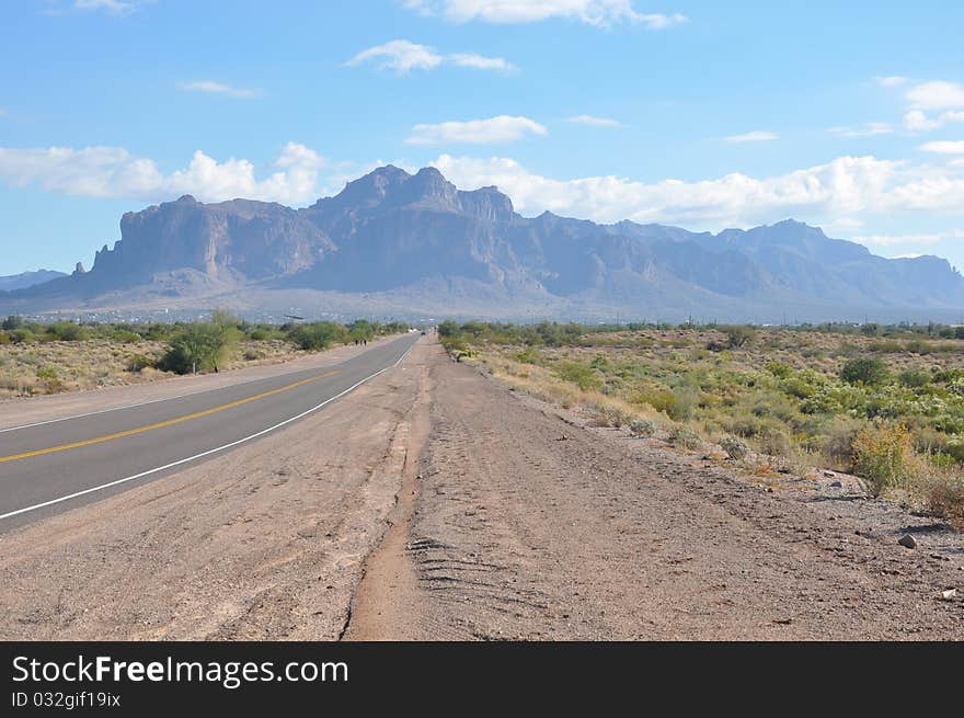 Scenic Apache Trail in Arizona