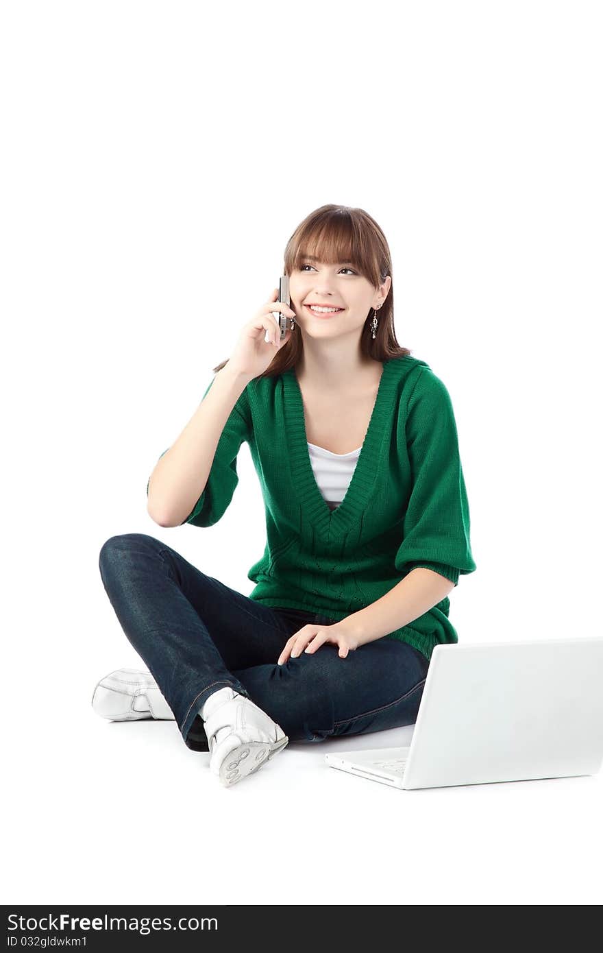 Woman dirinking tea smiling and looking at camera wearing formal clothes. Woman dirinking tea smiling and looking at camera wearing formal clothes