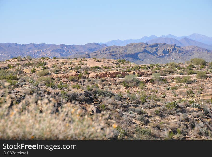 Scenic Apache Trail in Arizona