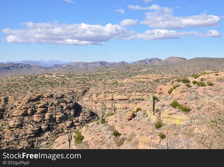 Scenic Apache Trail in Arizona