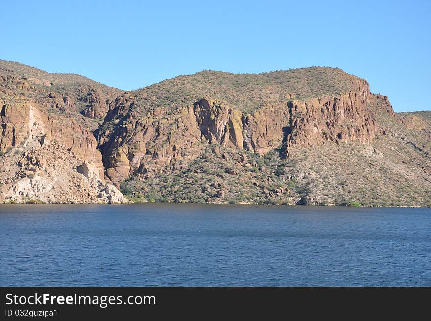 Apache Lake In Arizona