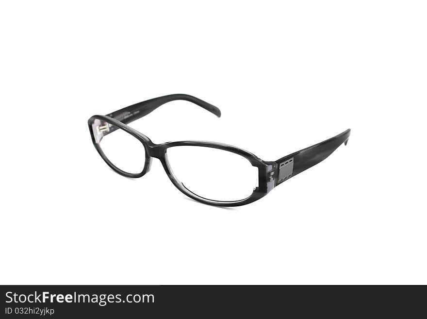 Eyeglasses isolated on the white backogrund