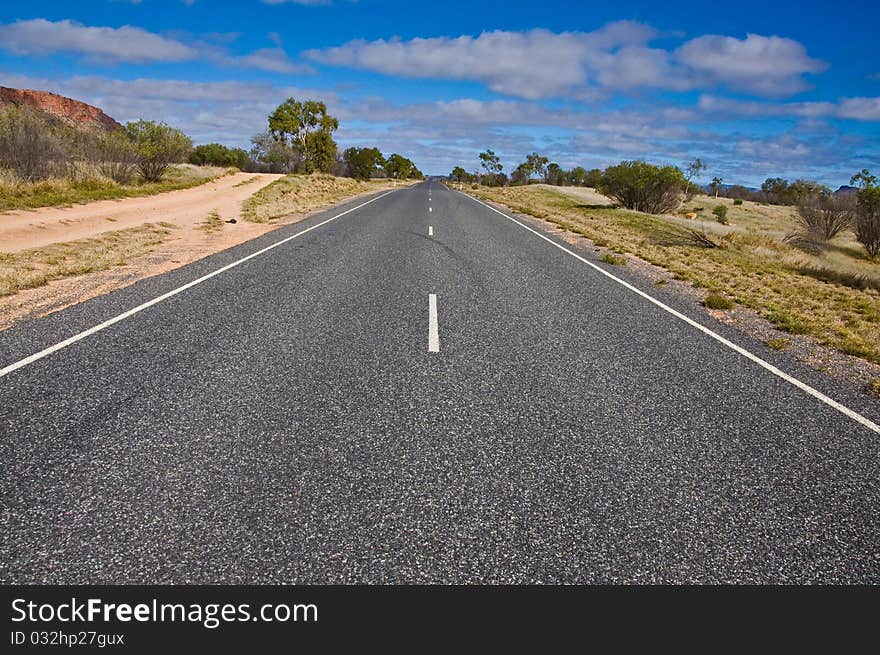 Australian stewart highway, outback australia. Australian stewart highway, outback australia