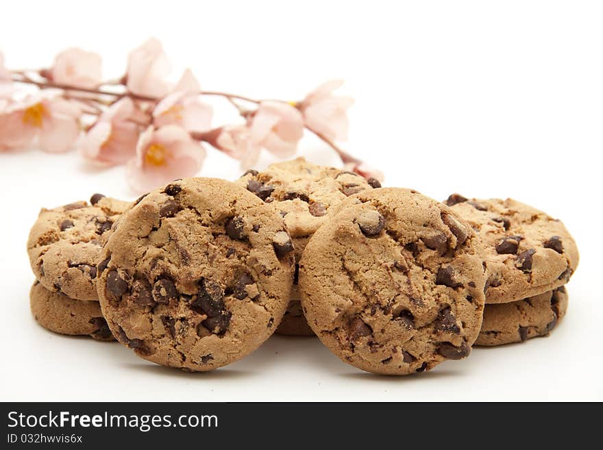 Cookies with flowers