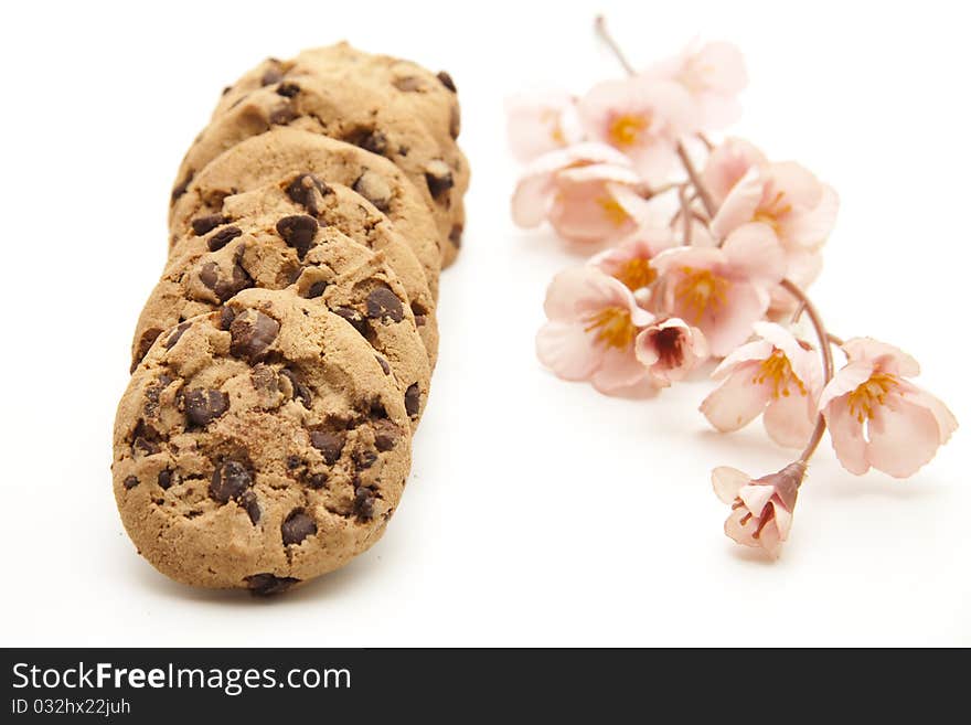 Cookies with flowers