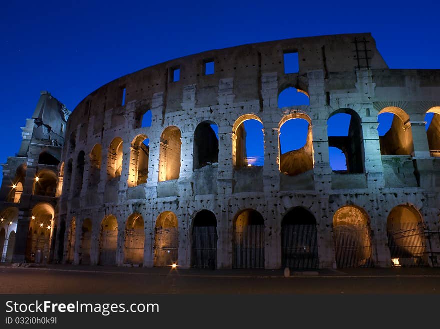 Coliseum At Sunrise