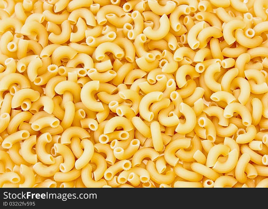 A large number of Italian pasta