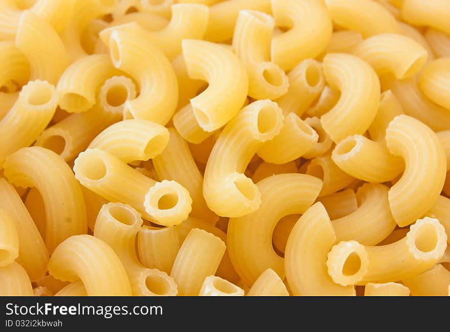 A large number of Italian pasta