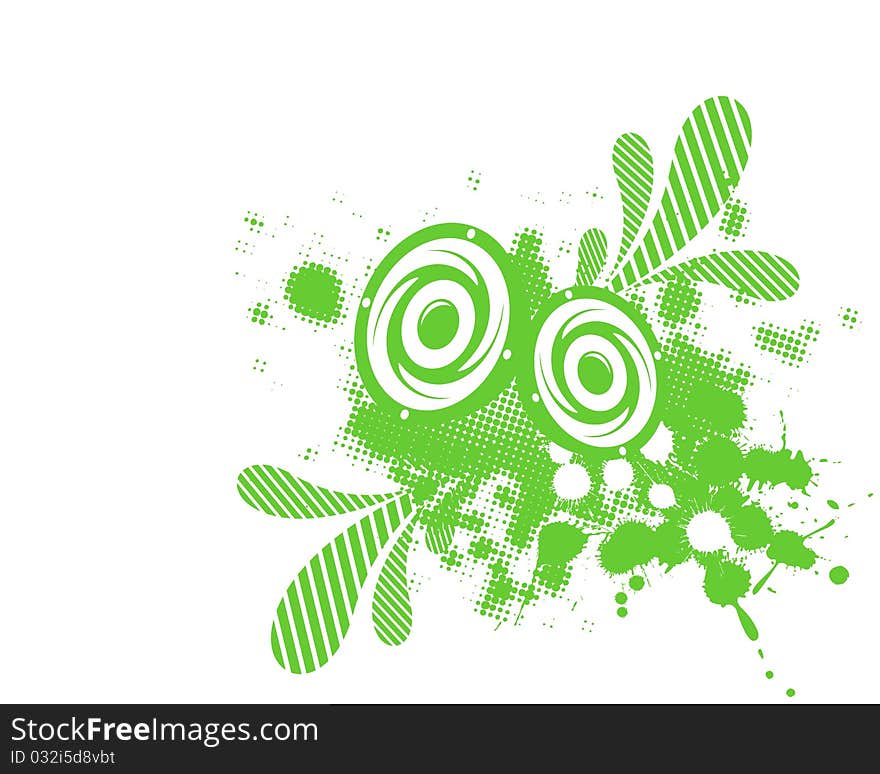 Concept grunge background for audio music. Vector format. Concept grunge background for audio music. Vector format.