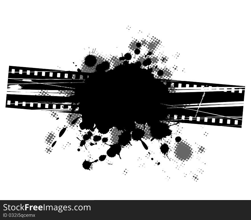 Film grunge background design.