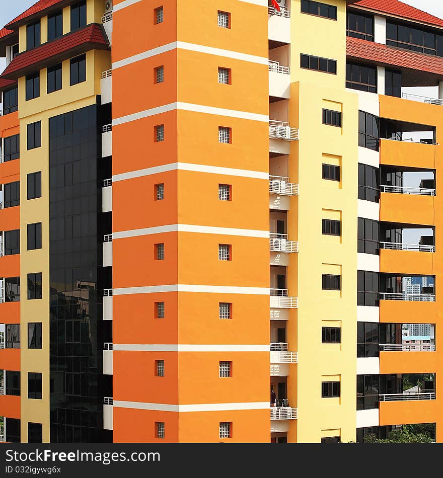 Modern office building in Thailand