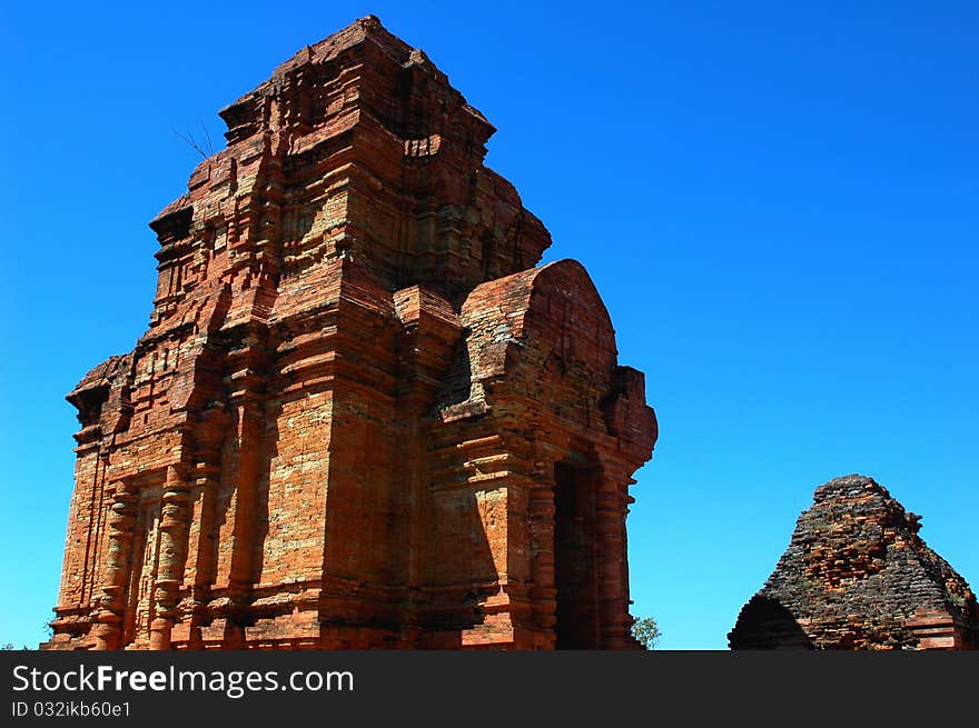 Scenery of famous temple relics in Vietnam