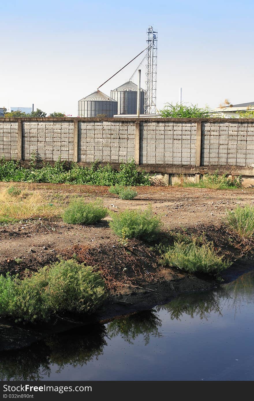 Waste water from industry with no water treatment