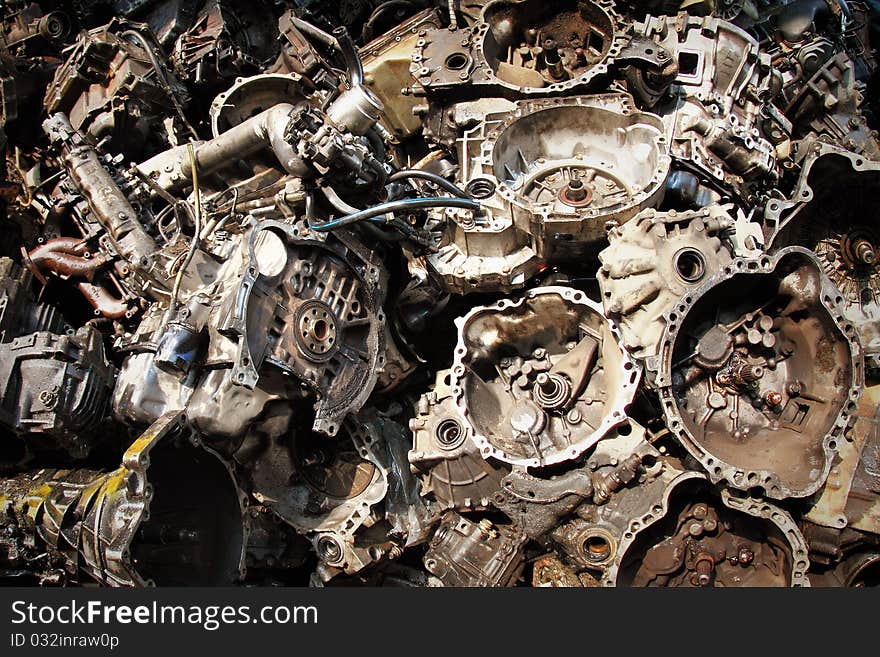 Part of car engine