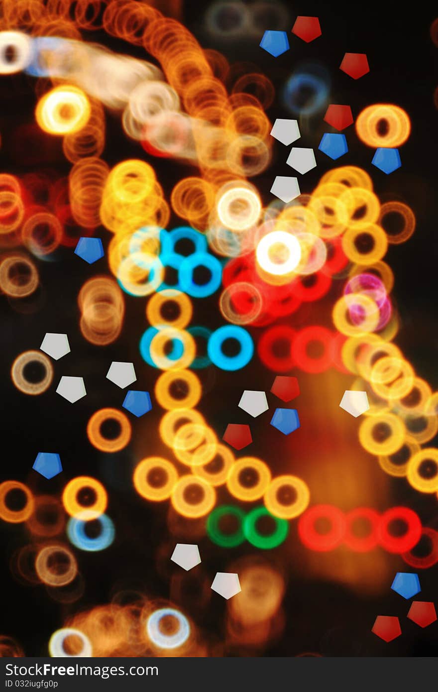 Abstract Colorful Bokeh Background