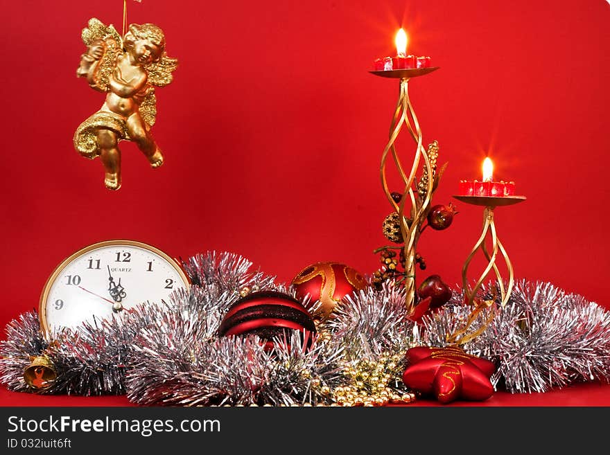 Christmas and New Year decorations create a pleasant mood. Christmas and New Year decorations create a pleasant mood