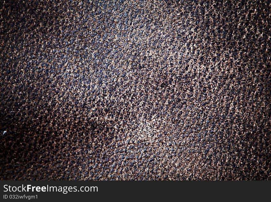 Leather background macro close up