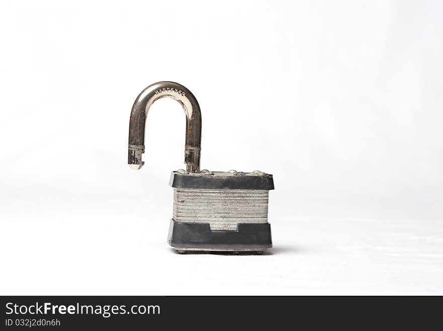 Rusty padlock