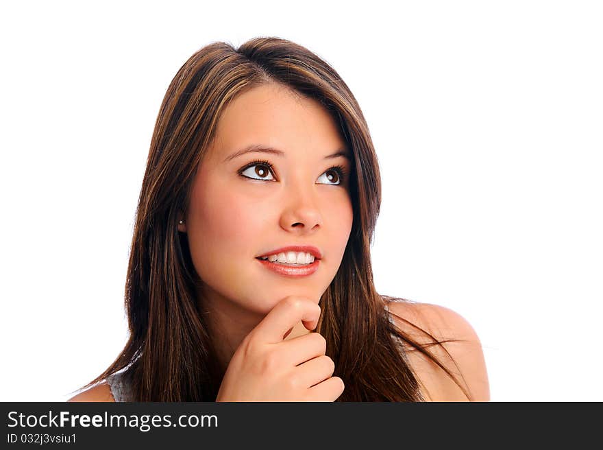 Attractive Woman In Studio