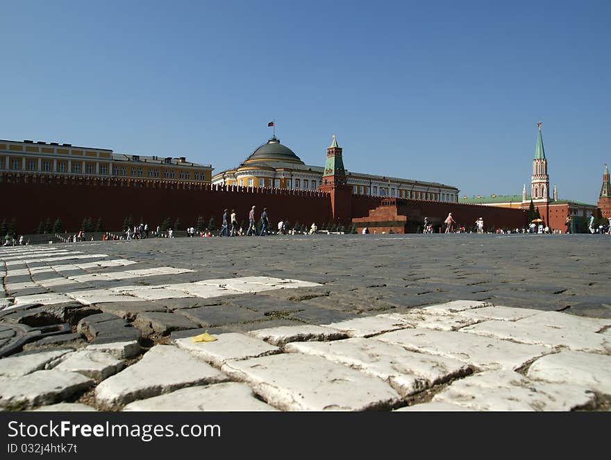 Red Square on a summer day, Moscow, Russia.