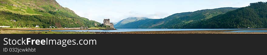 Eilean Donan castle, popular sight in Scotland. Eilean Donan castle, popular sight in Scotland