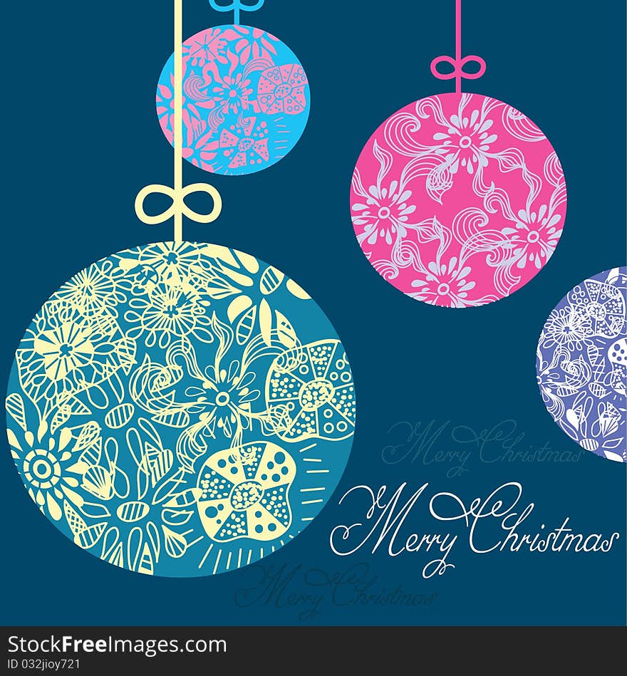 Beautiful Christmas ball . illustration. background. Beautiful Christmas ball . illustration. background