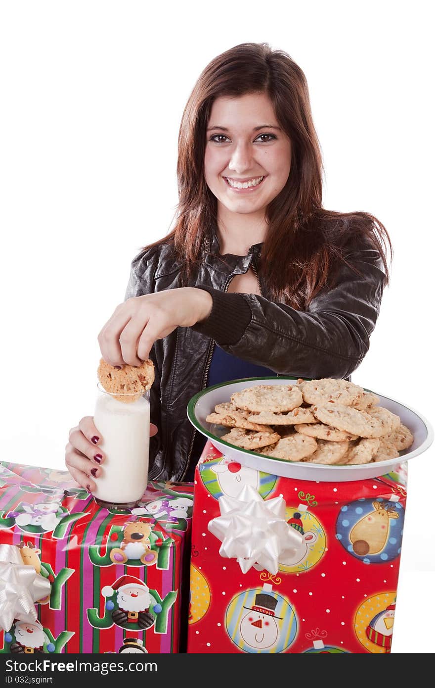 Dunking cookie