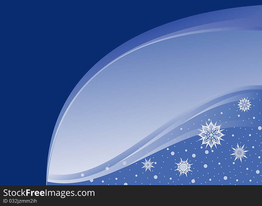 Winter background with falling snowflakes. Winter background with falling snowflakes