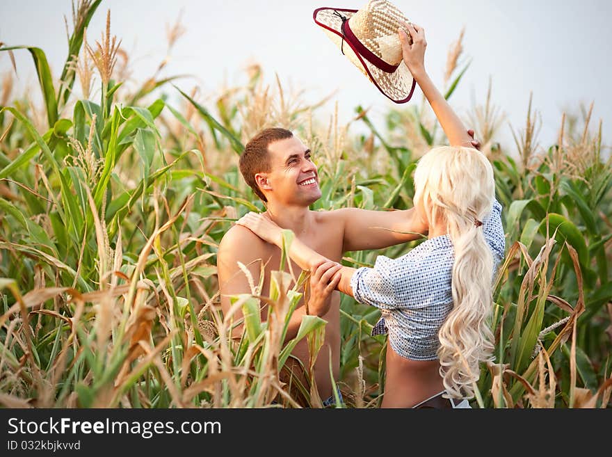 Portrait Of Love Couple