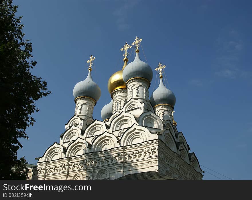 Church of St. Nicholas in Pyzhah (1670),Moscow