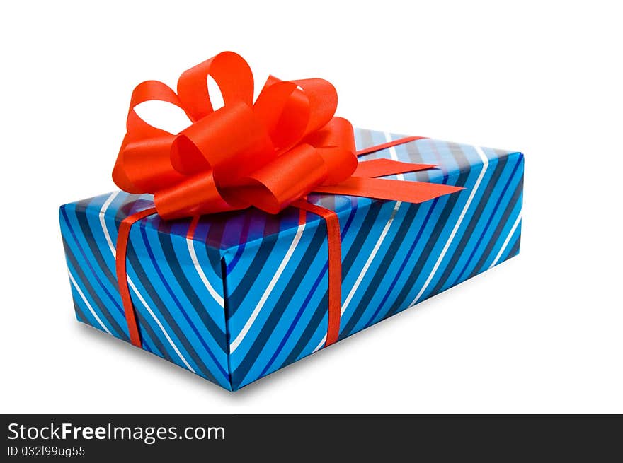 Gift. Clipping Path.