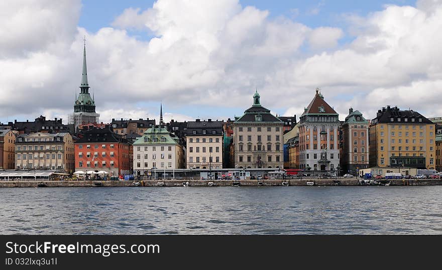 European city landscape at the day. European city landscape at the day