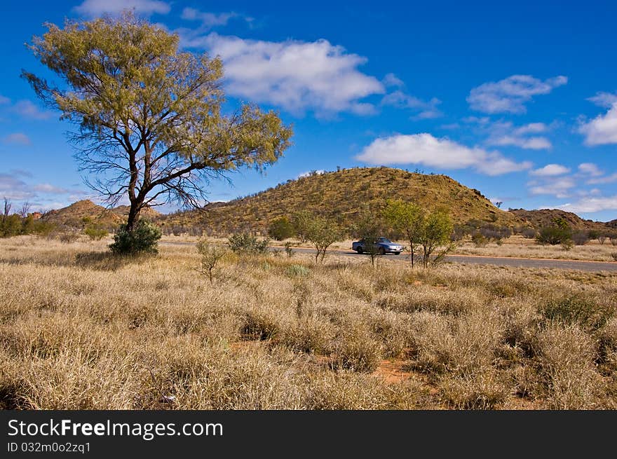 Australian landscape in the northerm territory, australia