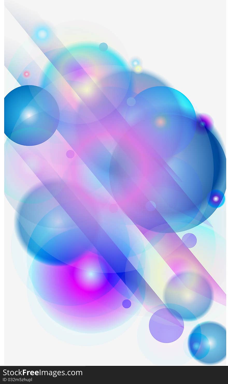 Abstract space vector background with blue sphere. Abstract space vector background with blue sphere