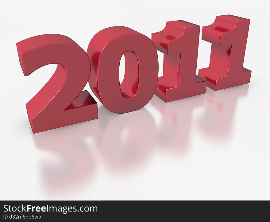 Rendered of 2011 for the new year