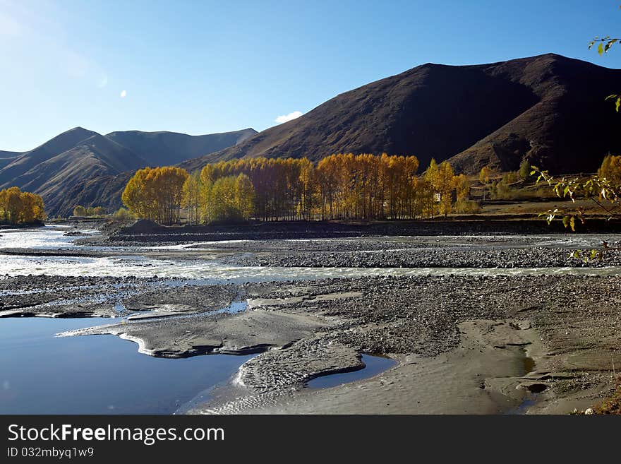 Valley of chuanxi plateau,near xinduqiao,where knows as heaven of photography