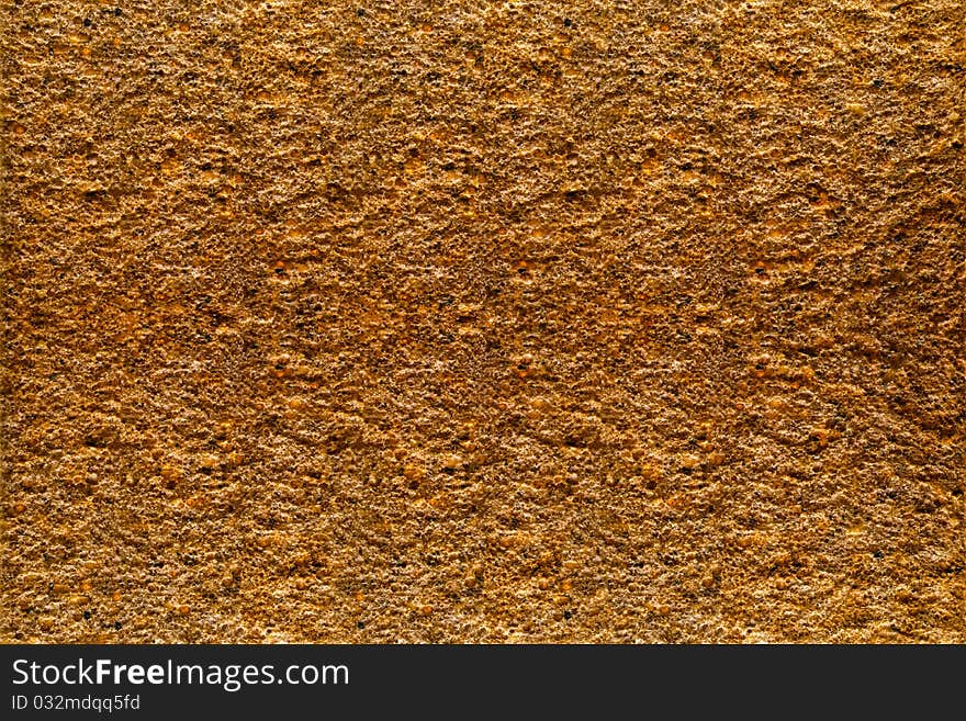 Crisp rye bread with greens background. Crisp rye bread with greens background