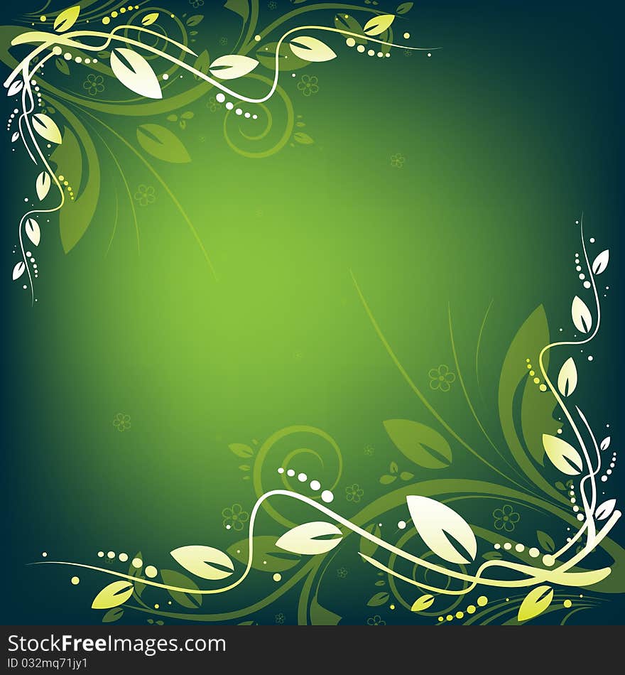 Floral background with place for your text