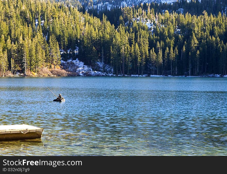 Flow Tubing at a Lake