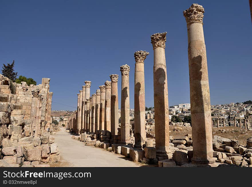 Jerash Columns